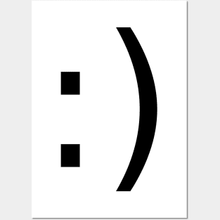 Sideways Smiley Posters and Art